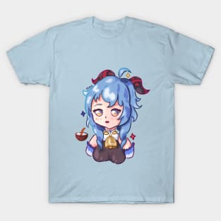 Ganyu cute chibi cocogoat - Genshin Impact T-Shirt